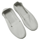 고품질의 PVC 톱니 신발 ESD 숨 쉬는 천 상단 안티 정적 캔버스 신발 연구실용
